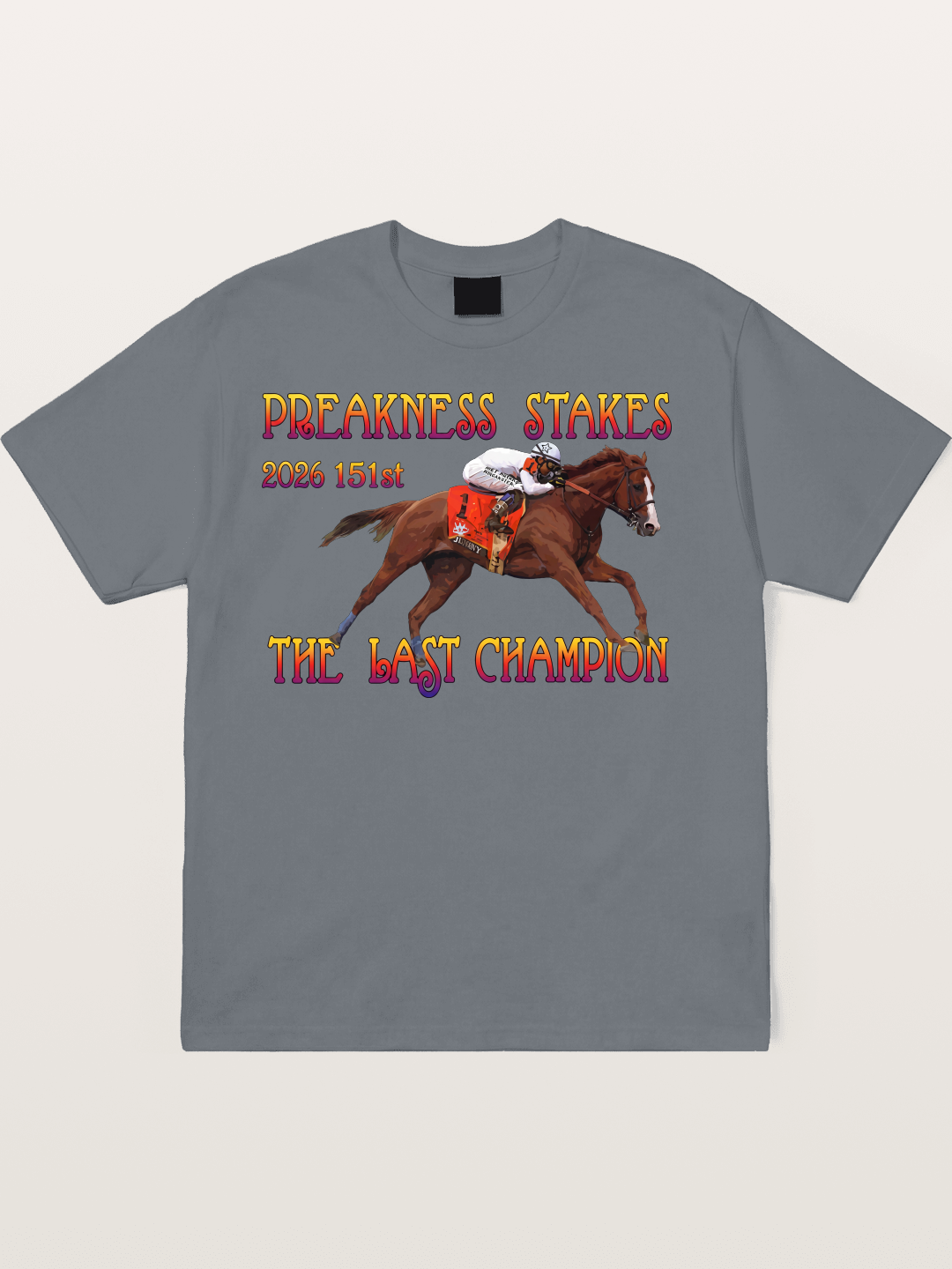 2026 Preakness Race Horse 1 Silks Cotton T-shirt