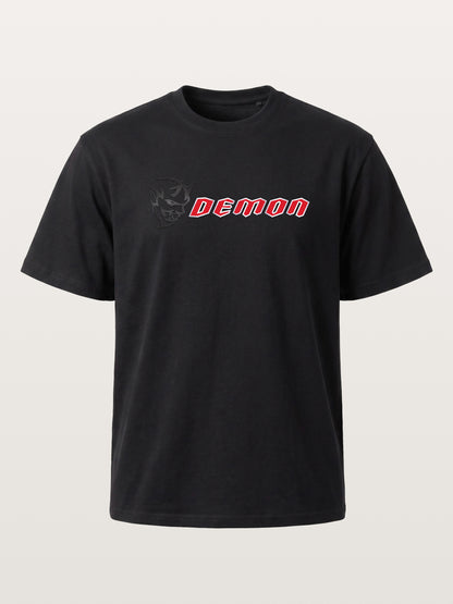 Demon Devil Head Letter Card Gildan T-shirt