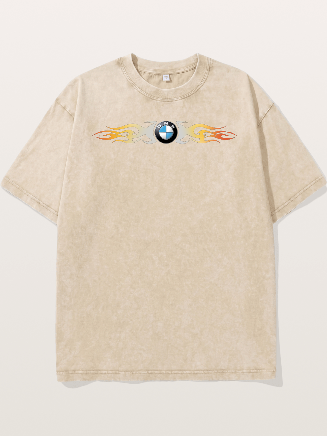 BMW Roundel Flame Stripe Washed T-shirt