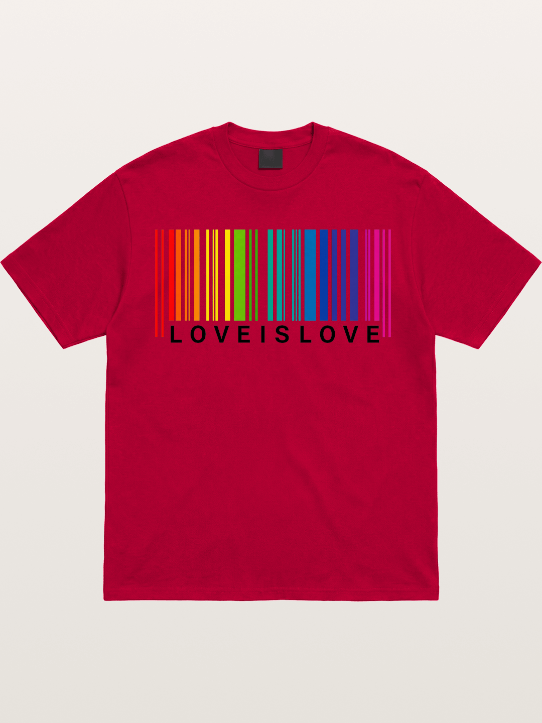 Love Is Love Barcode Style Art Gildan T-shirt