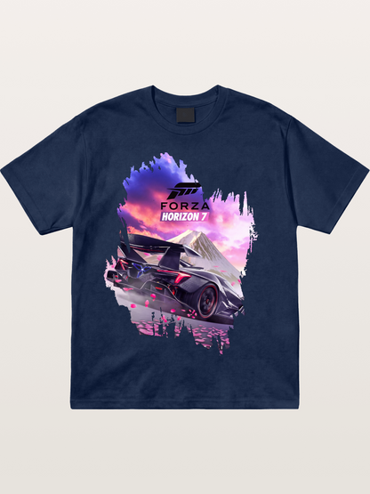 Forza Horizon 7 Japan Print Cotton T-shirt