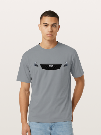 Cadillac Grille and LED Headlights Gildan T-shirt