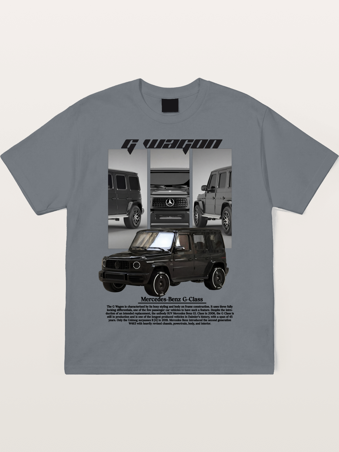 Mercedes G-Wagon Multi Angle View Cotton T-shirt