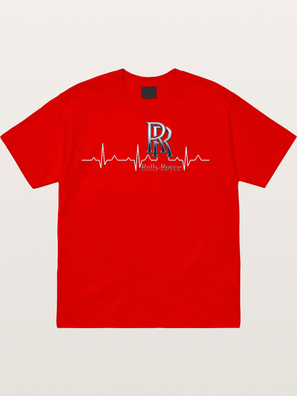 Rolls-Royce Heartbeat Line Cotton T-shirt