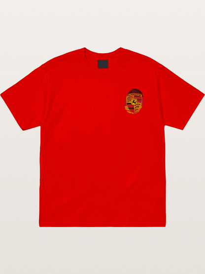 Porsche Crest Fingerprint Cotton T-shirt