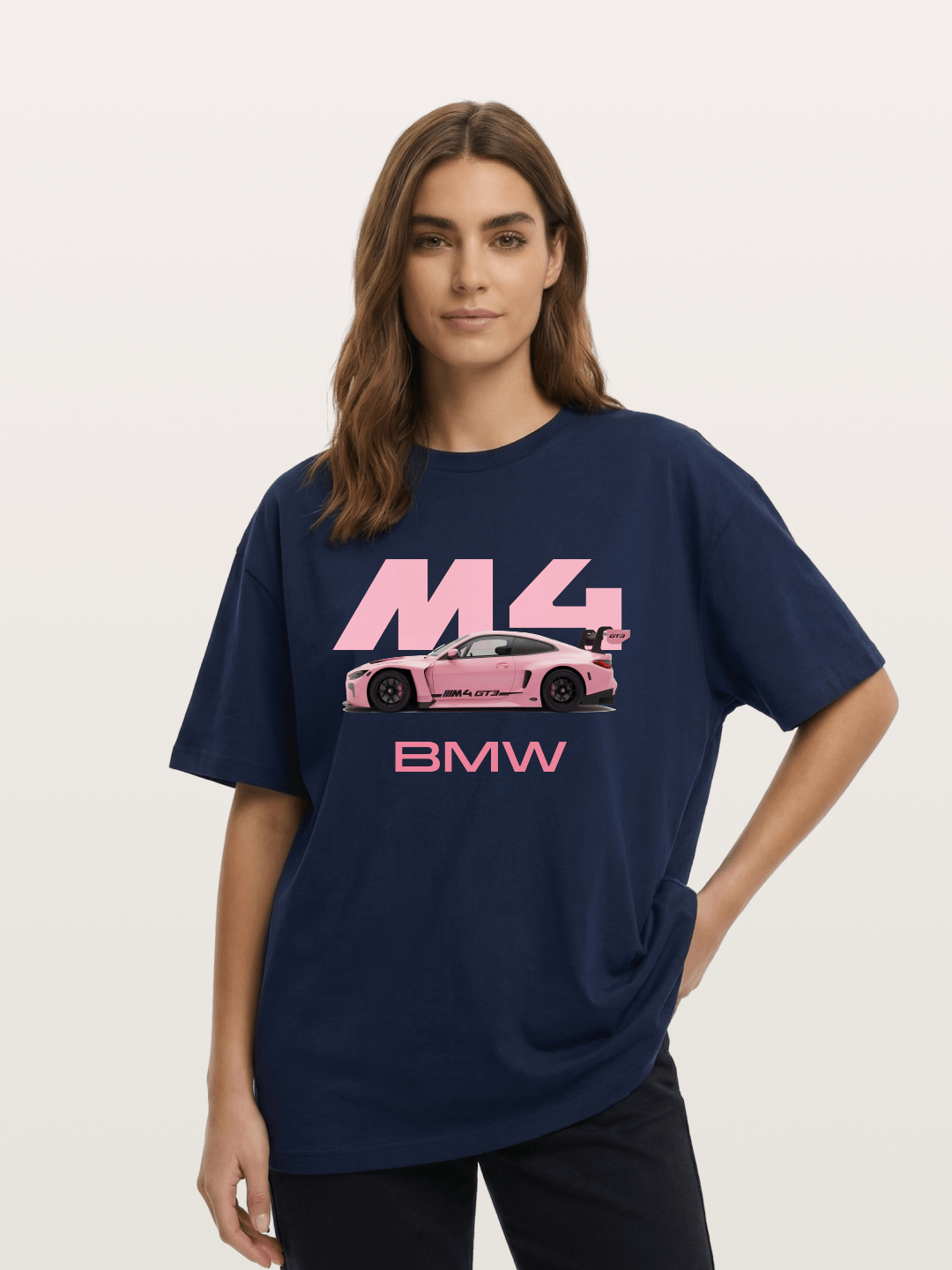 M4 Pink Cotton T-shirt