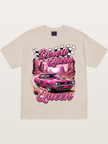 Desert Queen Racer Cotton T-shirt