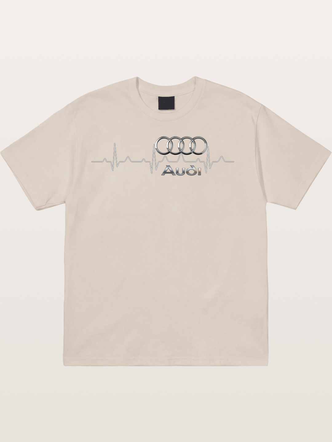 Audi Heartbeat Four Rings Cotton T-shirt