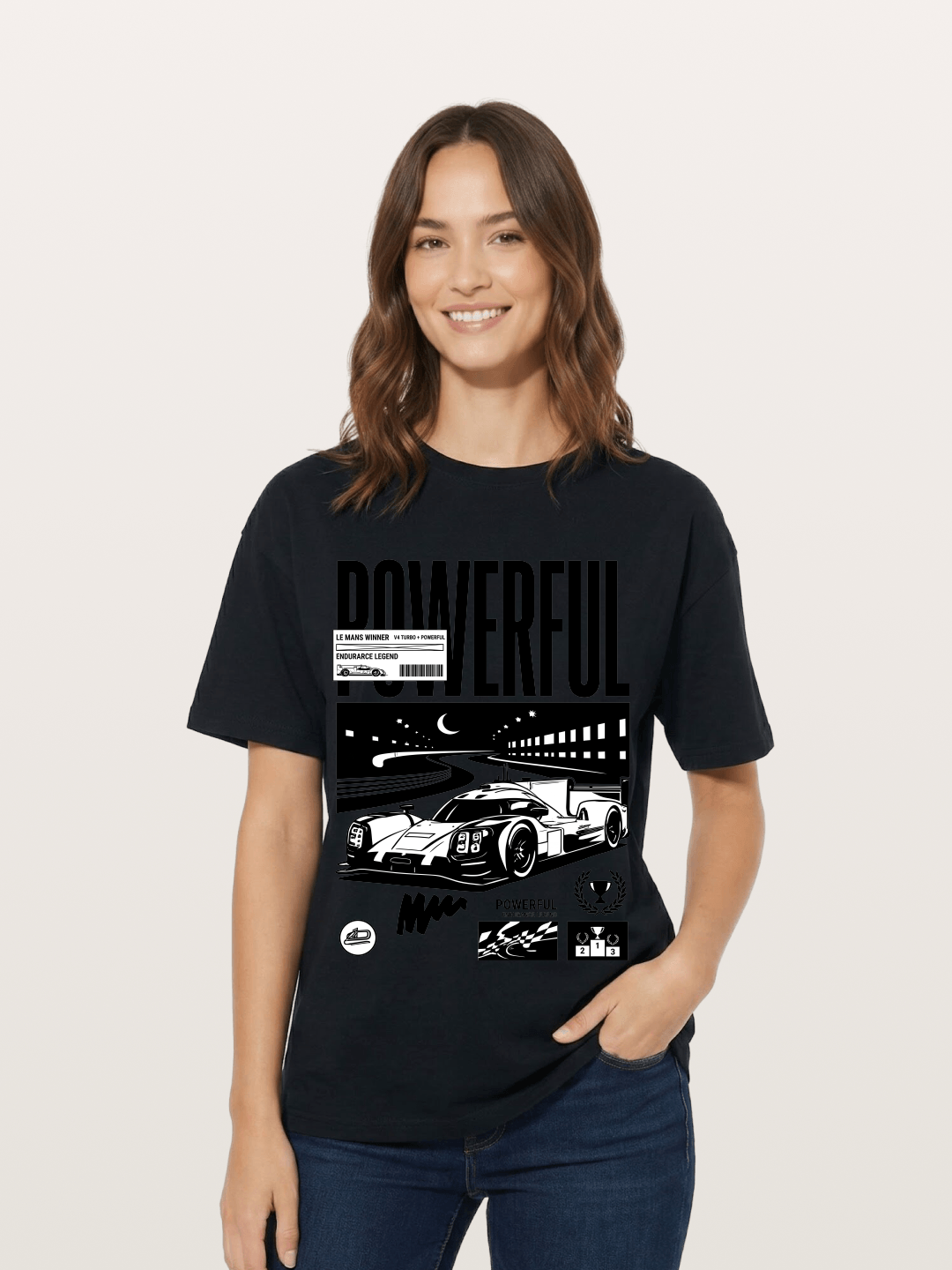 Endurance and powerful legend Cotton T-shirt