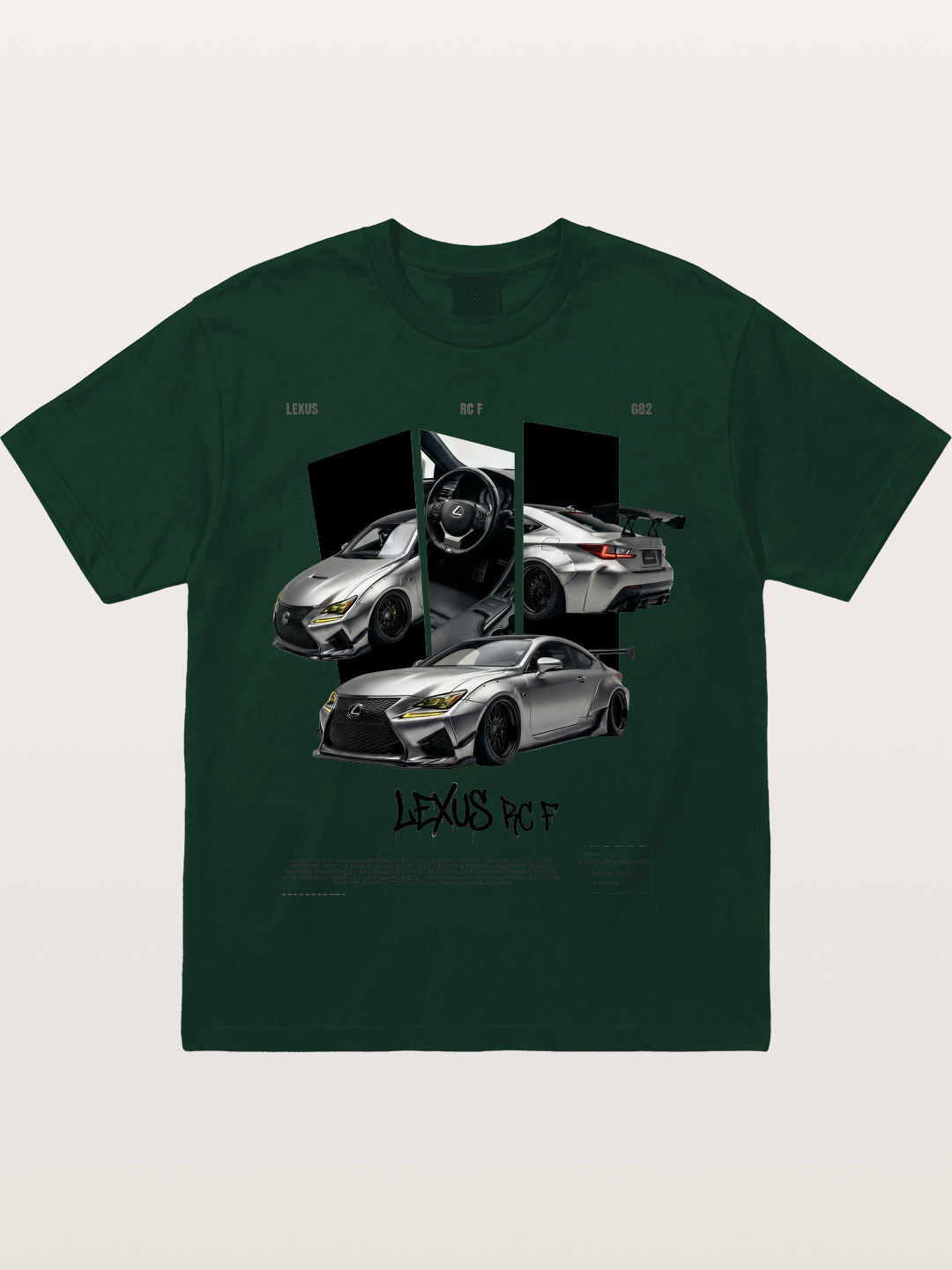 Lexus RC F Multi-Angle Print Gildan T-shirt