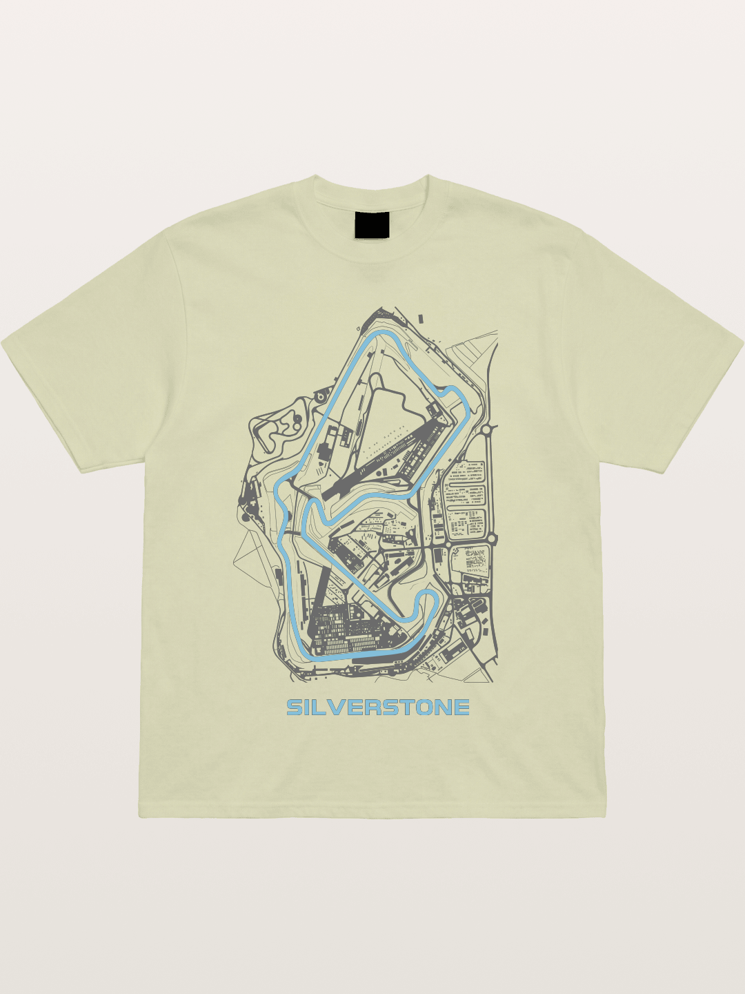 Silverstone F1 Circuit Map Cotton T-shirt