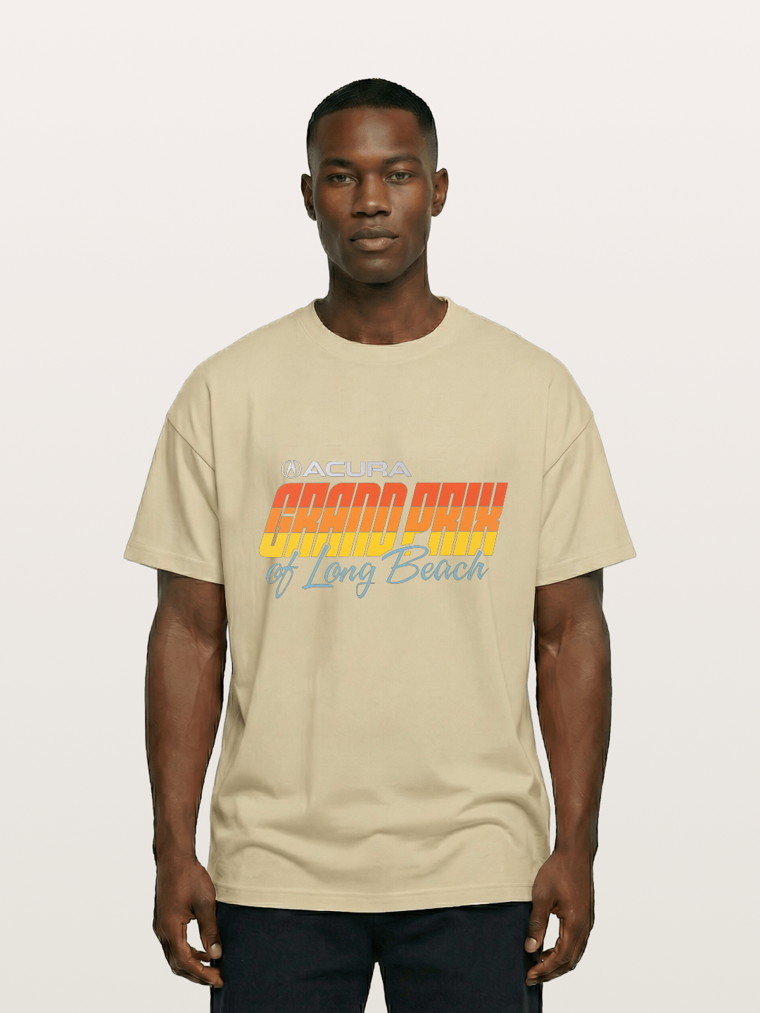 Sunset Grand Prix Typography Gildan T-shirt