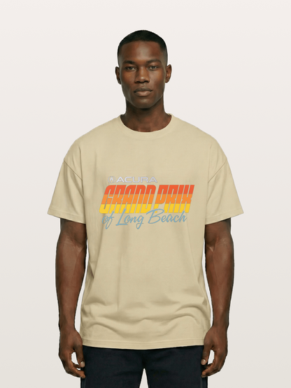 Sunset Grand Prix Typography Gildan T-shirt