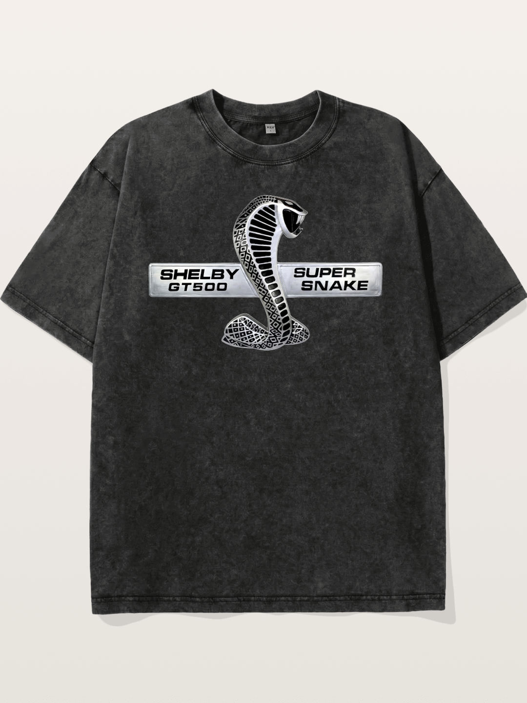 Shelby GT500 Super Snake Emblem Washed T-shirt