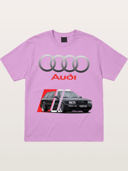 Audi Retro Car Split Design Gildan T-shirt