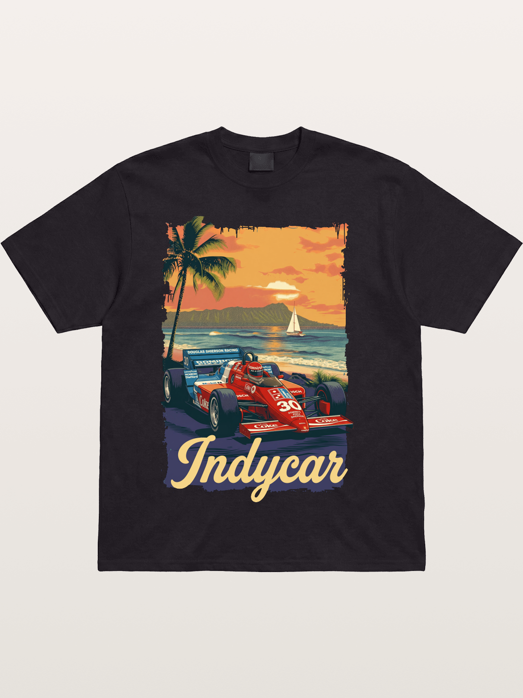 IndyCar Beach Sunset Series Cotton T-shirt