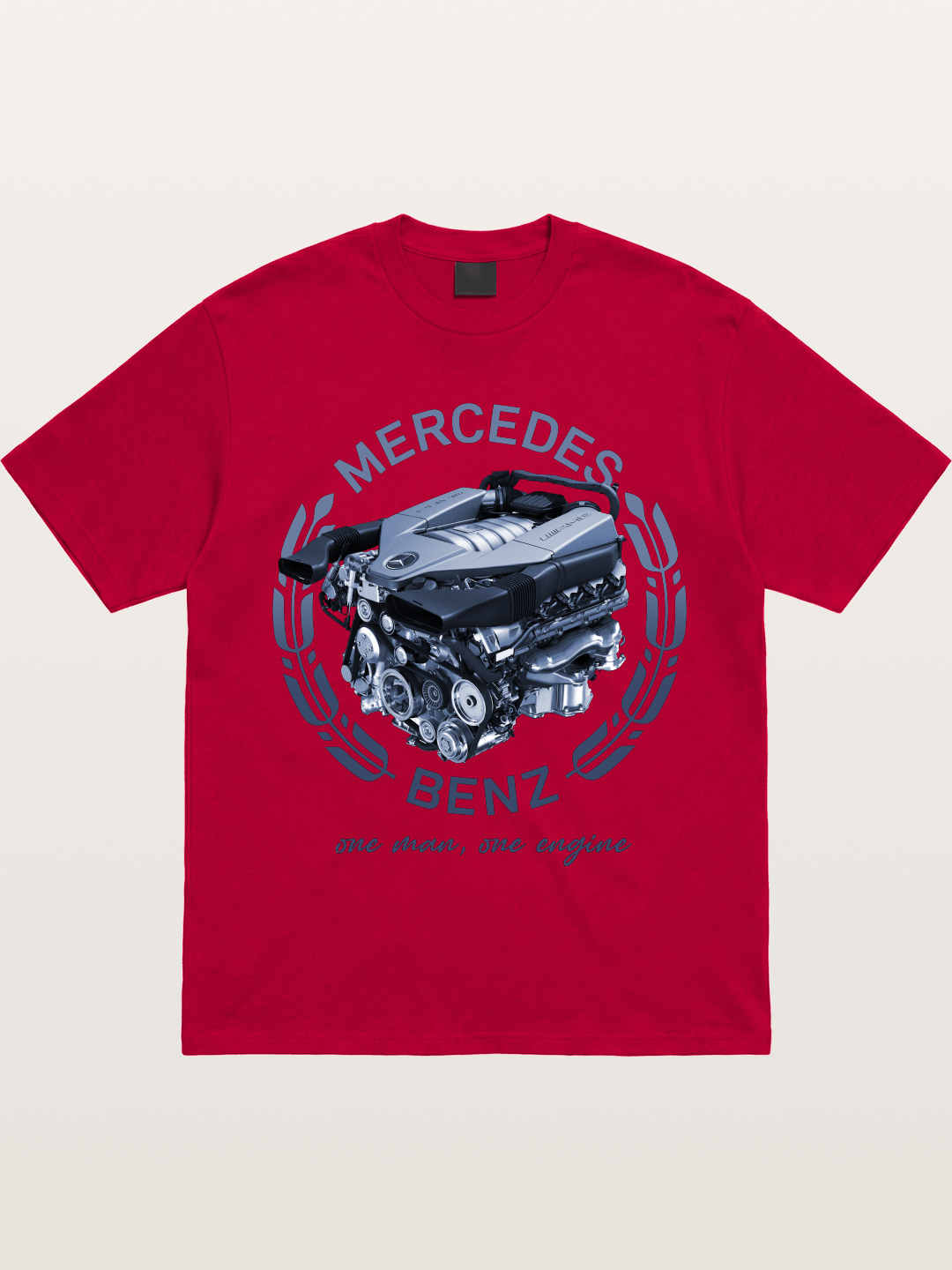 Benz V8 Engine Technical View Gildan T-shirt