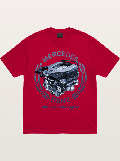 Benz V8 Engine Technical View Gildan T-shirt
