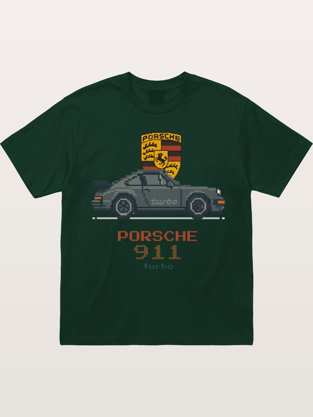 Porsche 911 Turbo Pixel Art Gildan T-shirt