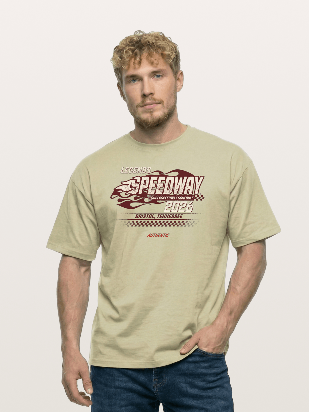 Flame Speedway Cotton T-shirt