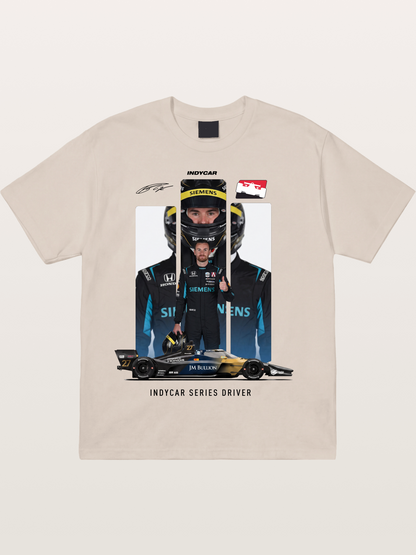 #27 IndyCar Driver Kyle Kirkwood Cotton T-shirt