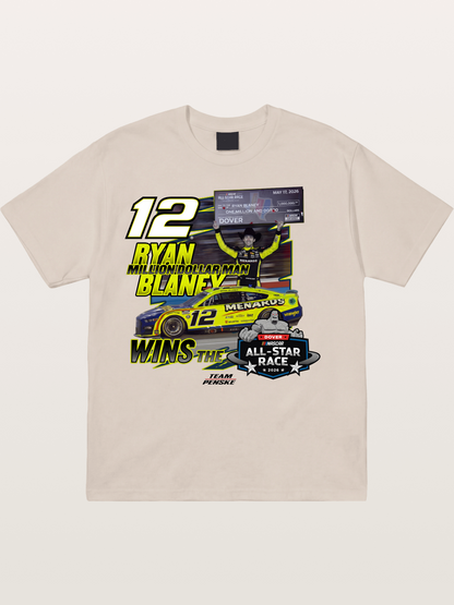 Ryan Blaney 2026 All-Star Race Win Cotton T-shirt