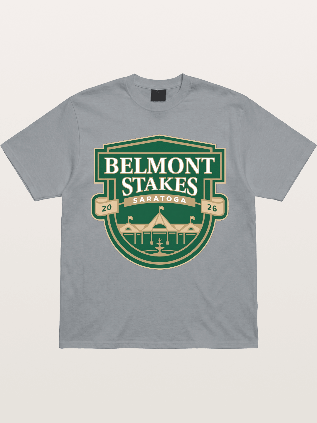 Belmont Stakes Shield Crest Gildan T-shirt