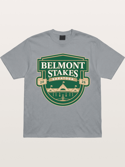 Belmont Stakes Shield Crest Gildan T-shirt