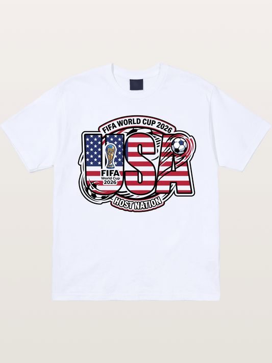USA 2026 World Cup Typography Gildan T-shirt