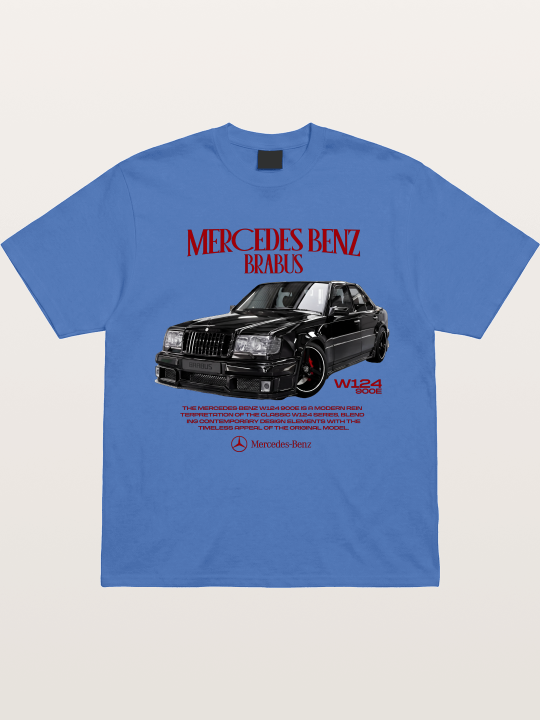 W124 500E Brabus Retro Gildan T-shirt
