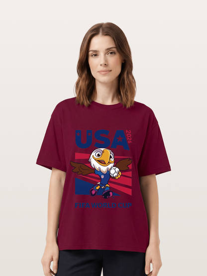 USA Eagle Mascot World Cup Gildan T-shirt
