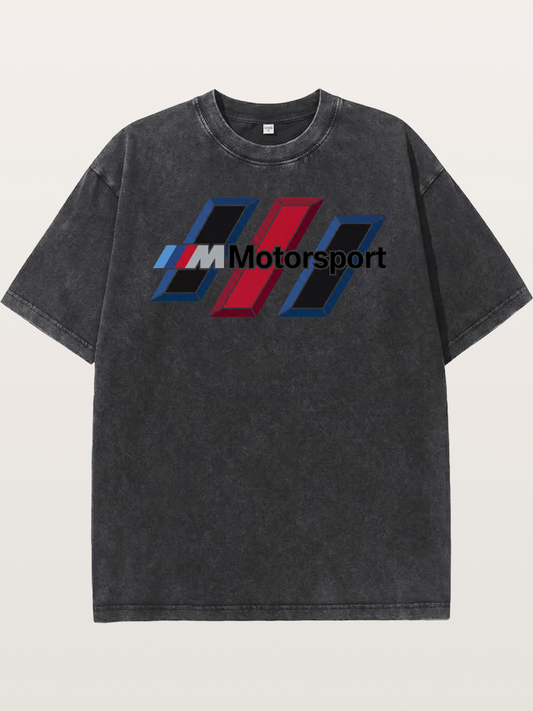 BMW M Motorsport Badge Art Washed T-shirt