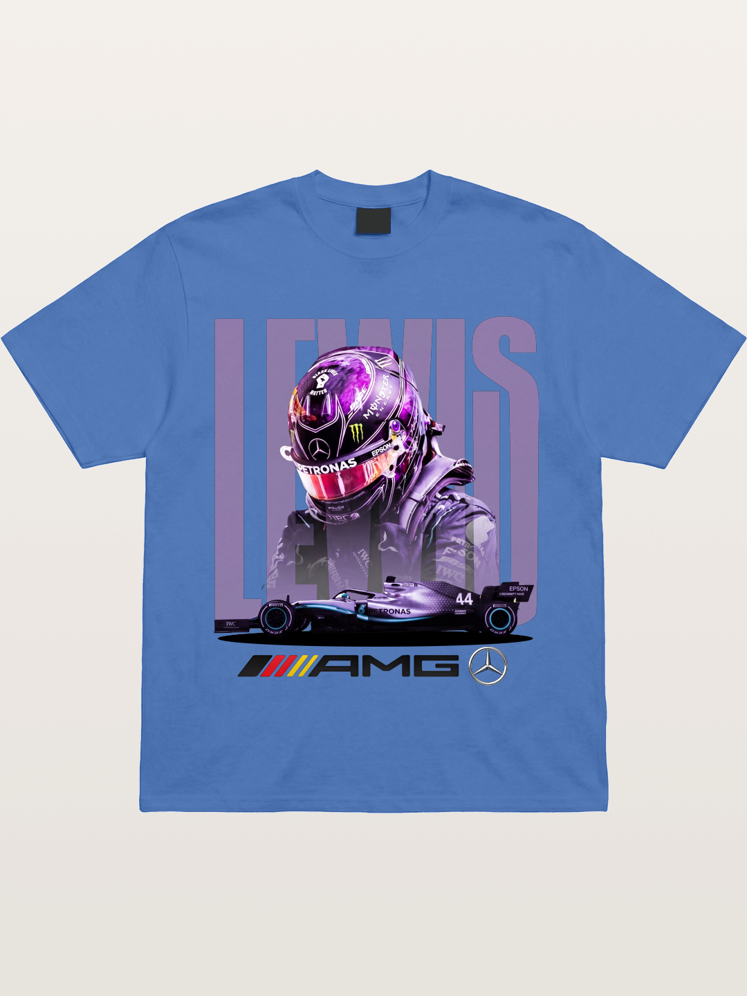 Hamilton 44 Mercedes F1 Gildan T-shirt