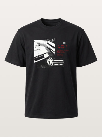 Vintage BMW M3 Black White Card Cotton T-shirt