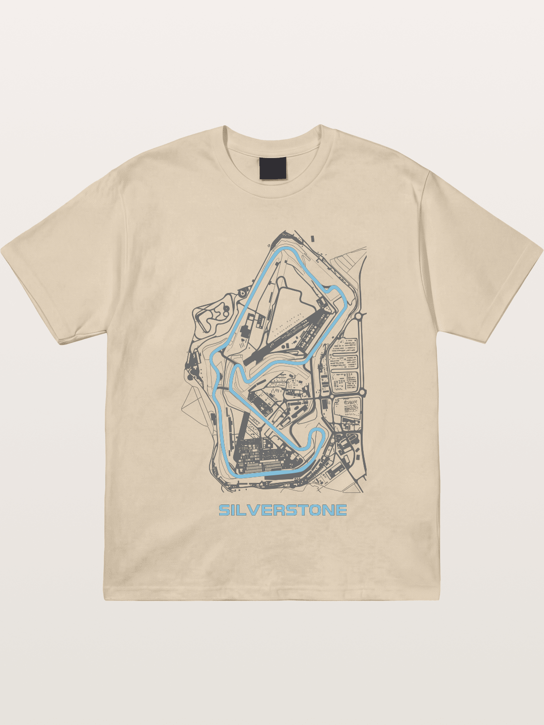 Silverstone F1 Circuit Map Gildan T-shirt