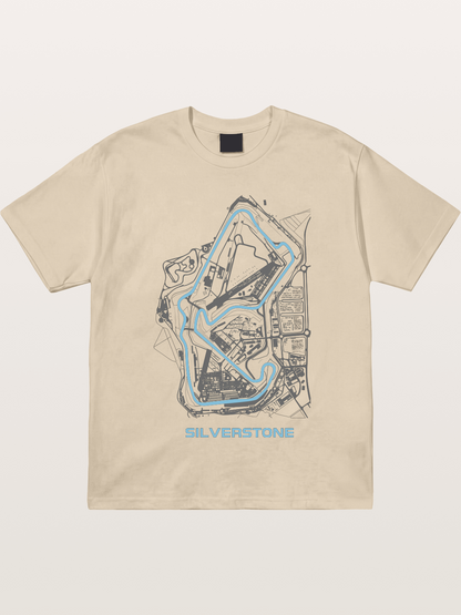 Silverstone F1 Circuit Map Gildan T-shirt