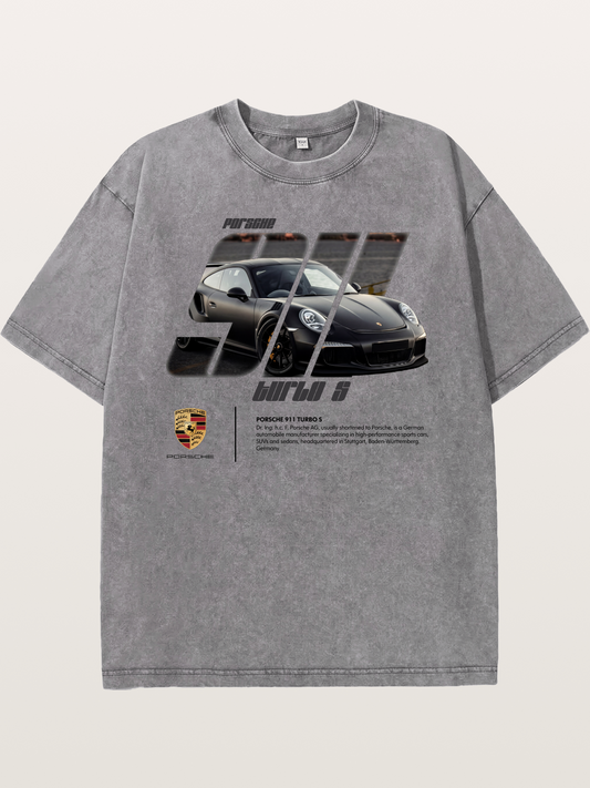 911 Turbo S Washed T-shirt