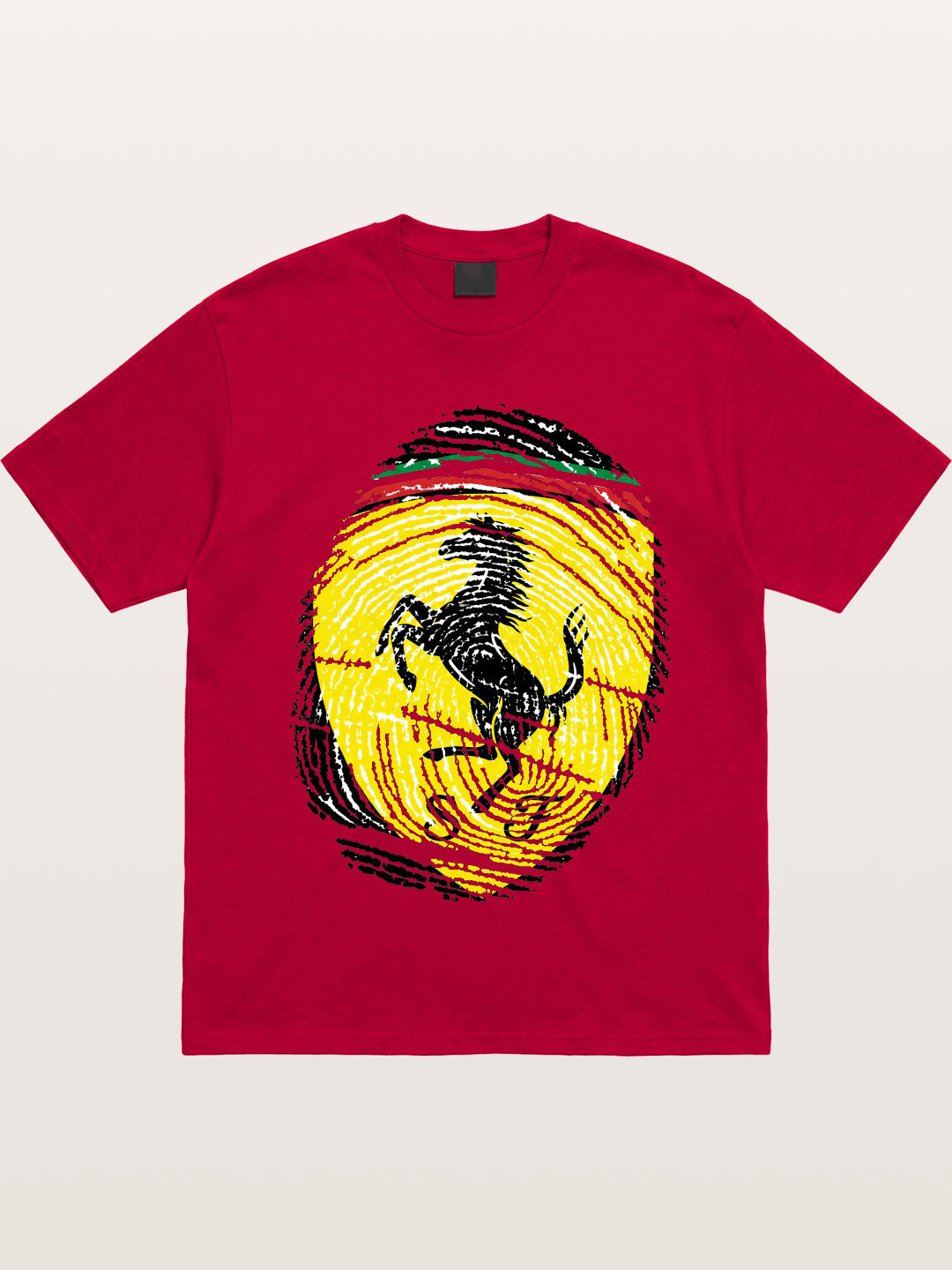 Ferrari Fingerprint Logo Gildan T-shirt