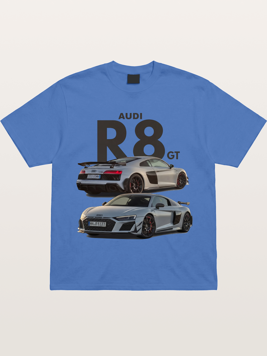 Audi R8 GT Front Rear View Gildan T-shirt