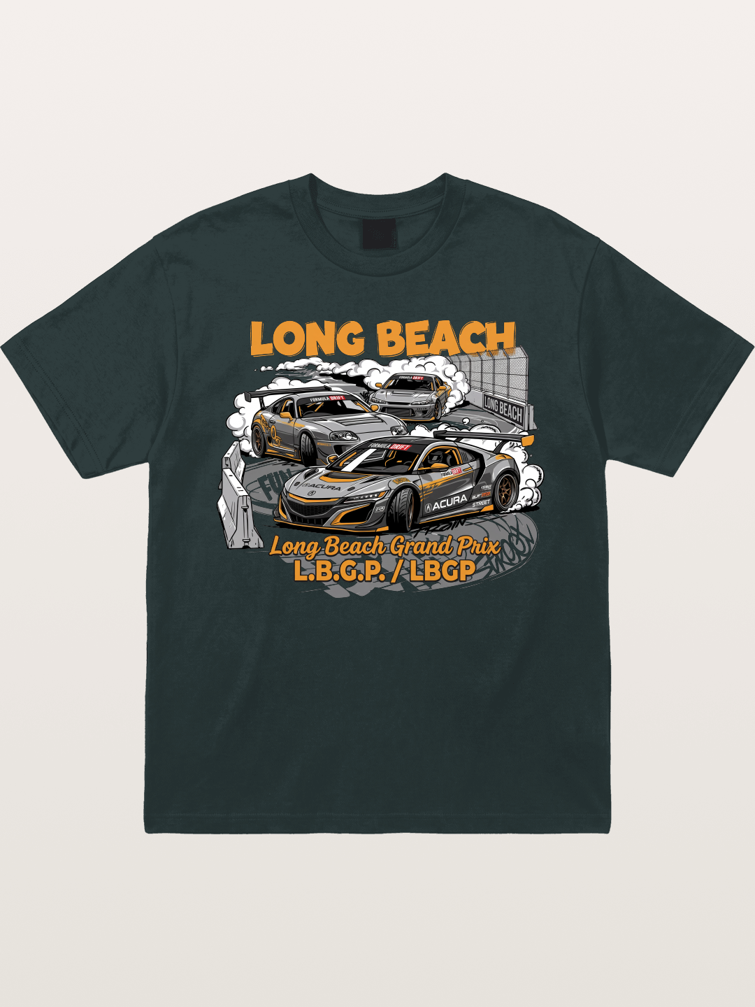 Long Beach Multi-Car Race Gildan T-shirt
