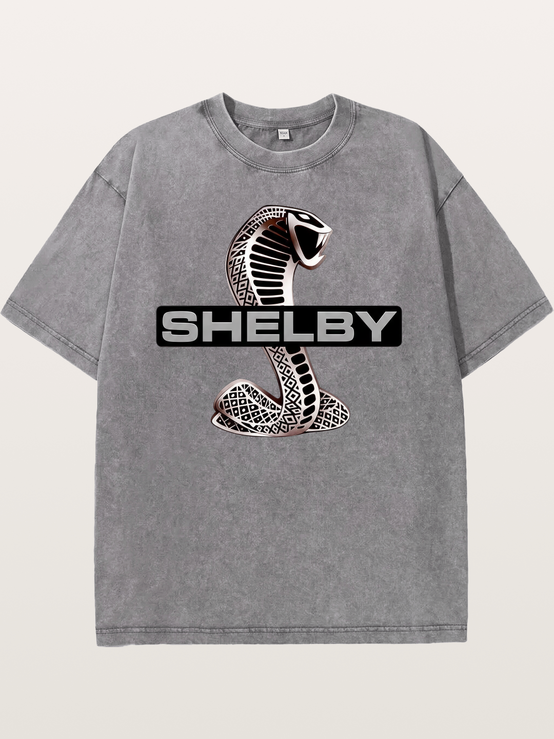 Shelby Cobra Logo Artwork Washed T-shirt