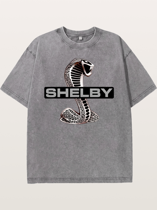 Shelby Cobra Logo Artwork Washed T-shirt