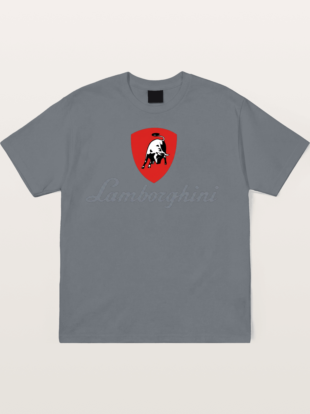 Lamborghini Red Bull Logo Cotton T-shirt