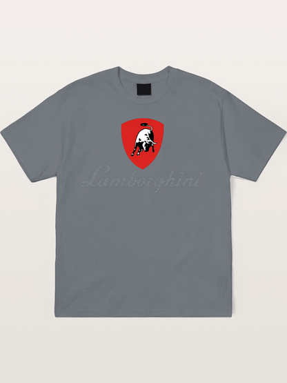 Lamborghini Red Bull Logo Cotton T-shirt