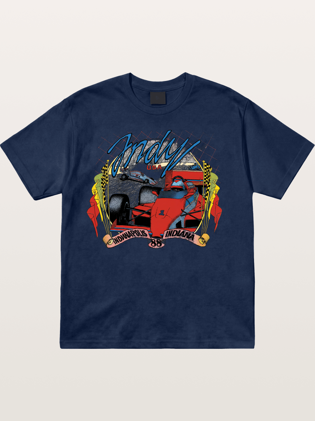 Indy 500 Retro Cotton T-shirt
