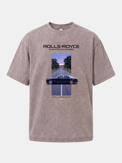 Rolls-Royce Cullinan Alpine Card Washed T-shirt