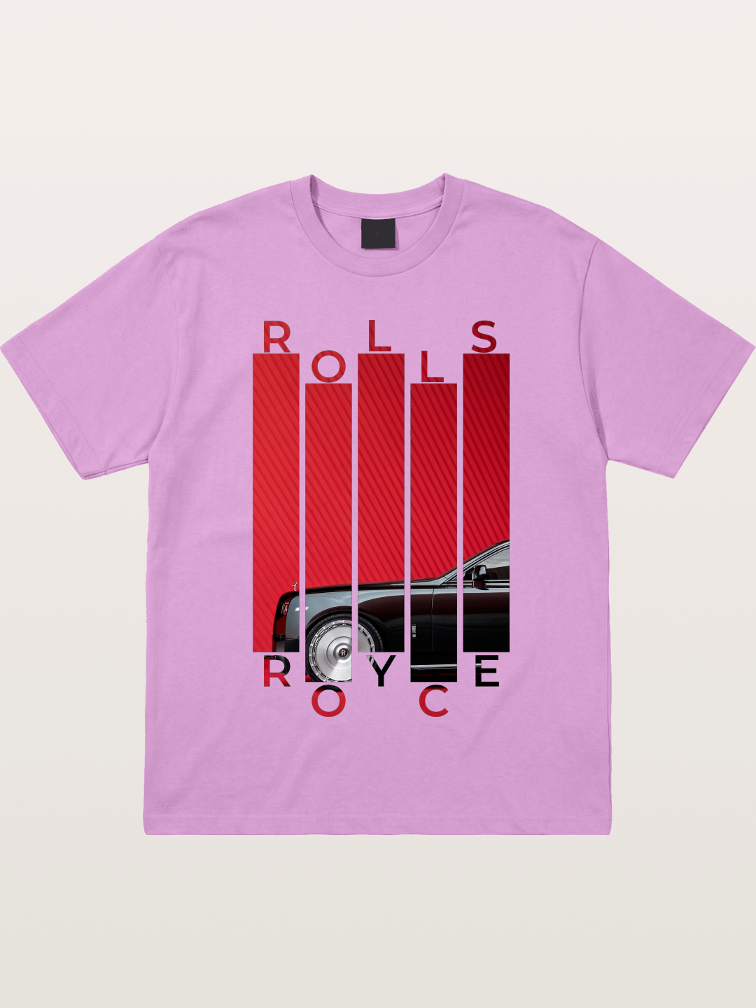 Rolls Royce Barcode Style Print Gildan T-shirt