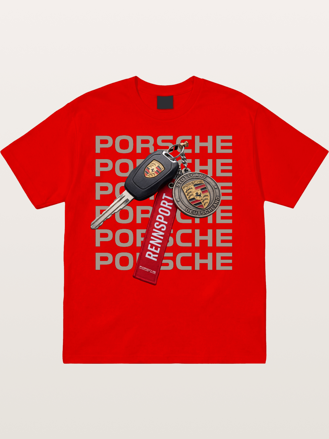 Porsche Key Rennsport Accessory Cotton T-shirt