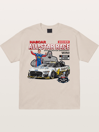 Kevin Harvick #4 Dover All-Star Win Cotton T-shirt