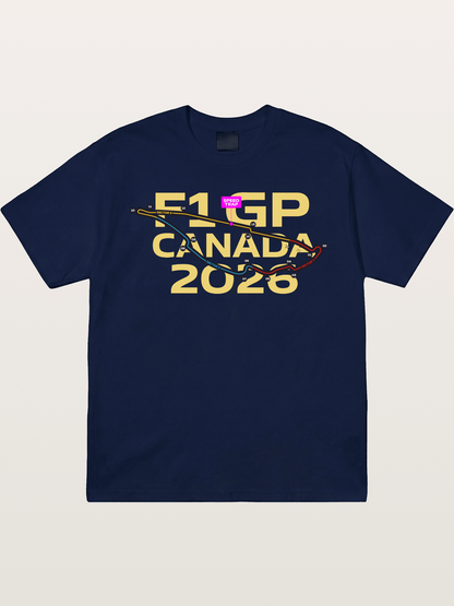 F1 Canada 2026 Track Map Gildan T-shirt